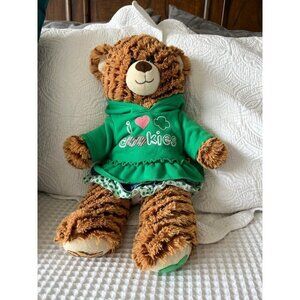 Build-A-Bear coconut Carmel Cookie Bear Girl Scout Stuffed Animal
